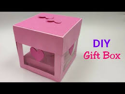 Diy Gift Box How To Make Gift Box Easy Paper Craft Ideas Valentine S Day Gift Box Ideas Tutorial You In 2020 Easy Paper Crafts Gift Boxes Decoration Diy Gift Box