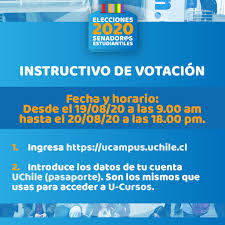 We did not find results for: Instructivo De Votacion Elecciones De Representantes Estudiantiles Ante El Senado Universitario 2020 2022 Universidad De Chile