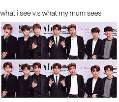 Bts On Instagram My Mom Can Differentiate Now For More Follow Me Btsboys07n Share Like Com In 2021 Bts Funny Bts Memes Hilarious Bts Memes