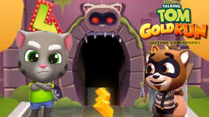 Talking Tom Gold Run Android Gameplay Talking Tom Catch The Raccoon Ep 1 Youtube