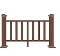 Low maintenance wood plastic composite Railing | no fading ...