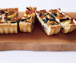 きのことほうれん草のキッシュ