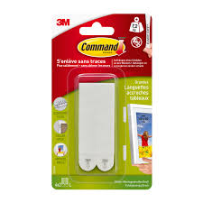 Cadre milo 30 x 40 cm noir. Lot De 8 Languettes Adhesives Tableaux Deco Command Blanc Leroy Merlin