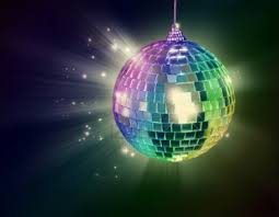 Disco Ball On Black Background Disco Ball Disco Christmas Bulbs