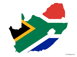 Flag Map Of South Africa Free Vector Maps South Africa Map Africa Drawing South Africa Flag