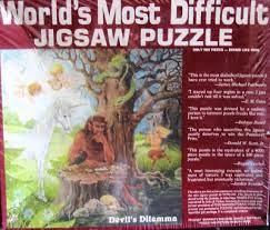 We did not find results for: Devils Dilemma 500 Piece Difficult Jigsaw Puzzle New 118594615
