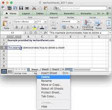 Select the whole worksheet by pressing alt + a keys, next press ctrl + g keys to enable the go to dialog, and then click special. Ms Excel 2011 For Mac Delete A Sheet