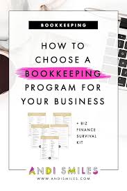 How To Choose A Bookkeeping Program For Your Business Finance Financial Tips Business Tips