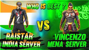 Kali ini kami akan memberitahukan cara mengubah region. Raistar Vs Vincenzo India Vs Mena Server Who Is Best Garena Free Fire Vps And Vpn