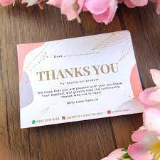 Scopri ricette, idee per la casa, consigli di stile e altre idee da provare. Harga Thank You Card Olshop Custom Terbaru Juli 2021 Biggo Indonesia