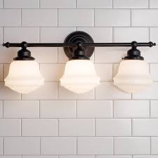 Milk Glass Bath Light 3 Light Shades Of Light