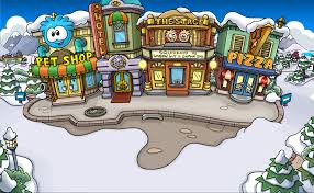 Plaza With Puffle Hotel Png Club Penguin Pet Shop Penguins