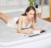 Zip-off Quilted Cover Inflatable Queen Size Air Mattress ...