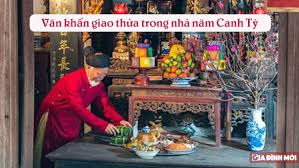 Đêm giao thừa vào 30 tháng chạp, ngày cuối cùng của một năm tính theo âm lịch. VÄƒn Kháº¥n Giao Thá»«a Trong Nha NÄƒm 2020 Ä'ung Chuáº©n Phong Tá»¥c