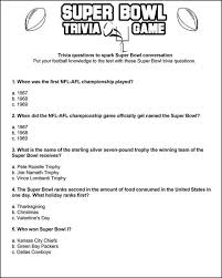 Trivia Card 1 Super Bowl Trivia Superbowl Party Games Superbowl Game