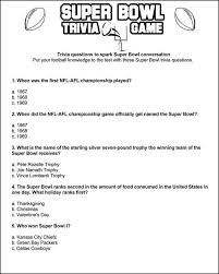 Read on for some hilarious trivia questions that will make your brain and your funny bone work overtime. Trivia Card 1 Super Bowl Trivia Superbowl Game Superbowl Party Games