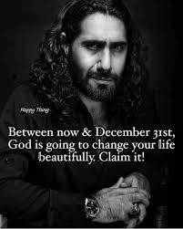 Oen Happy Thing Between now & & December 3Ist, God is going to change your  life beautifully. Claim it!