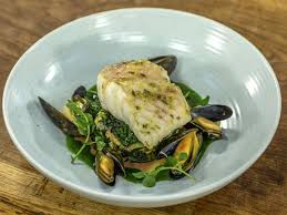 Turbot Seaweed Butter Parsley Oil Leeks And Vegetables James Martin Chef Seafood Recipes James Martin Recipes Leeks