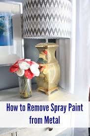 How To Remove Spray Paint From Metal Remove Paint From Metal Paint Remover Metallic Spray Paint