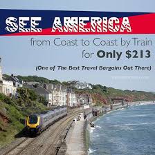 See America From Coast To Coast By Train For Only 213 One Of The Train Vacations Travel Usa Train Travel