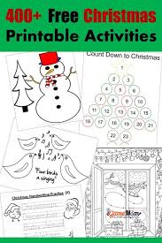 Free printable educational and fun activities for toddlers, preschoolers and elementary aged kids! 400 Free Christmas Learning Printable Activities For Kids