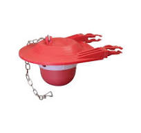 Korky 3060BP Toilet Flapper, Specifications: 3 in, Rubber, Red, For: Large  3 in Flush Valves and Toilets