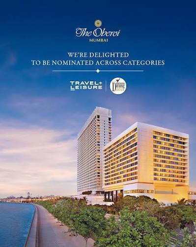 We're delighted to share that our restaurants at 𝐓𝐡𝐞 𝐎𝐛𝐞𝐫𝐨𝐢, 𝐌𝐮𝐦𝐛𝐚𝐢 have been nominated across categories for Travel + Leisure India's Delicious Dining Awards 2025. A heartfelt thank you to our guests