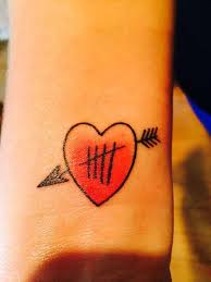 Heart tattoos with names are eloquent and expressive tattoo images. 5 Seconds Of Summer I Got Your Name Tattooed In An Arrow Heart I M Just In Love With It Heart Tattoos With Names 5sos Tattoo Tattoos