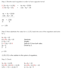 Moreover, the output should always checked. Solving Systems Of Equations Word Problems