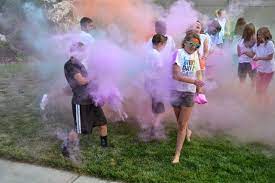 16 Teenage Birthday Party Ideas That Ll Make You The Coolest Parent On The Block She Colorful Birthday Party Summer Birthday Party Birthday Party For Teens