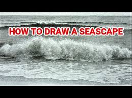 4) how to show the waves crashing against the. Should You Use Fixative On Graphite Drawings How To Draw Seascapes Waves Water Youtube