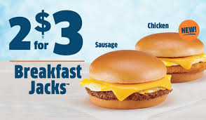Combo includes small french fries & small drink. Jack In The Box Offers New Chicken Breakfast Jack As Part Of Its 2 For 3 Breakfast Jacks Deal The Fast Food Post