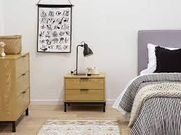 Jack Bedside Table Bedroom Furniture Mocka Nz Mebel Perabot Kamar Tidur Meja Samping Tempat Tidur