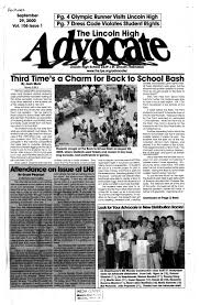 LHS Advocate 2000-2001 by Lincoln Public Schools Library Media Department -  Issuu