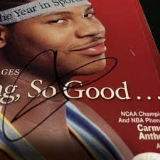 Preços baixos em Carmelo Anthony DENVER NUGGETS Basquete Memorabilia  Esportiva antiga
