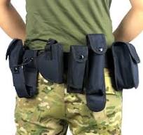 Tactical Belt With 9 Pouches Outdoor Utility Kit ...