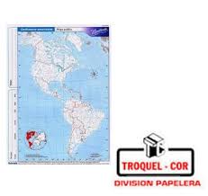 Haz clic para verlo en tamaño grande y descargar para imprimir. Mapa Politico NÂº3 America Rivadavia