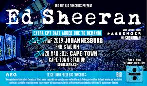 Ed Sheeran Big Concerts