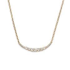 Diamond Arc Necklace 14k Yellow Gold Diamond Stores Long Island Fortunoff Fine Jewelry
