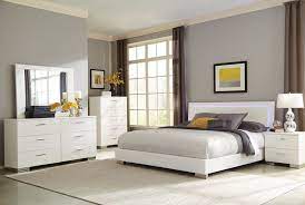 Felicity Glossy White Panel Bedroom Set White Bedroom Set Modern Bedroom Set Bedroom Sets Queen