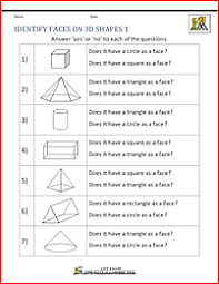 This 2d and 3d shape graphing worksheets set is perfect for kids as young as kindergarten. 3d Shapes Worksheets 2nd Grade