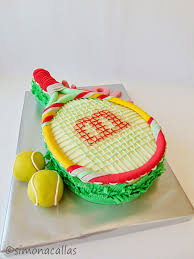 În această aplicație, veți avea posibilitatea de a picta un tablou cu sportivul care bate o minge de tenis rachetă. Tort Racheta De Tenis Tennis Racket Cake Simonacallas