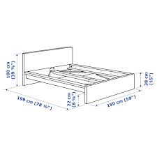 Do you assume ikea malm overbed table appears nice? Malm White Luroy Bed Frame High Standard Double Ikea