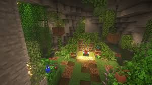 Cave Inspired Enchanting Room Cute Minecraft Houses Minecraft Enchantments Minecraft House Tutorials