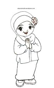 Mewarnai gambar a b untuk anak tk, seri anak islam terampil berkarya. Mewarnai Islami Coloring And Drawing