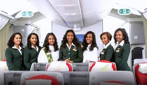 Jets air hostess uniform stewardess costume happy wanderers fly company airline cabin crew airline uniforms flight attendant life funny commercials. Ethiopian Airlines All Female Crew Fly To Buenos Aires Incidental Tourist