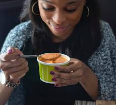 A temperature drop means it's time to cozy up with a fuzzy blanket and a  warm cup of tomato basil soup. 🍲