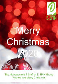 E Spin Season Greetings Merry Christmas 2020 E Spin Group
