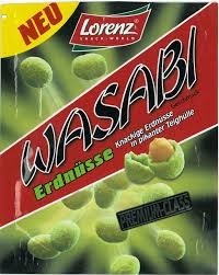 Sie ist ideal zum knabbern und geniessen für zwischendurch geeignet. Lorenz Wasabi Erdnusse Lebensmittelklarheit