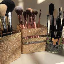 11 Ideas To Organize With Dollar Store Items Now In Oct 2021 Ourfamilyworld Com Diy Makeup Vanity Diy Vanity Makeup Rooms